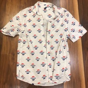 Pepsi Button Up